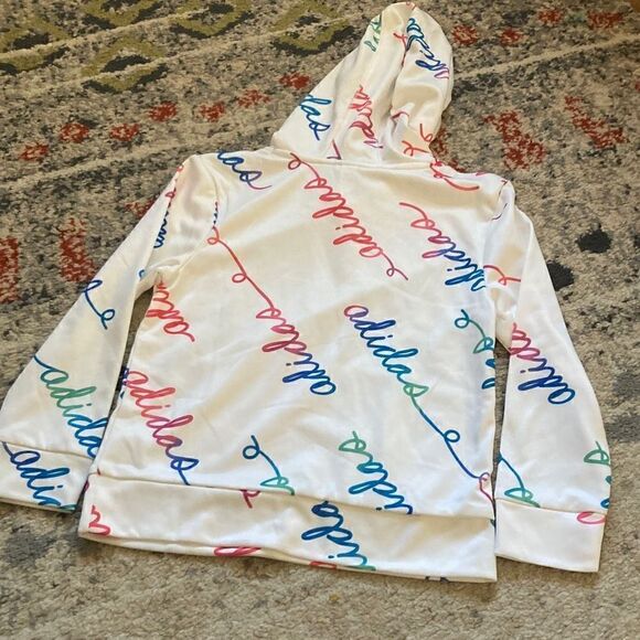Kids Adidas Pullover White size 6X - Picture 6 of 6